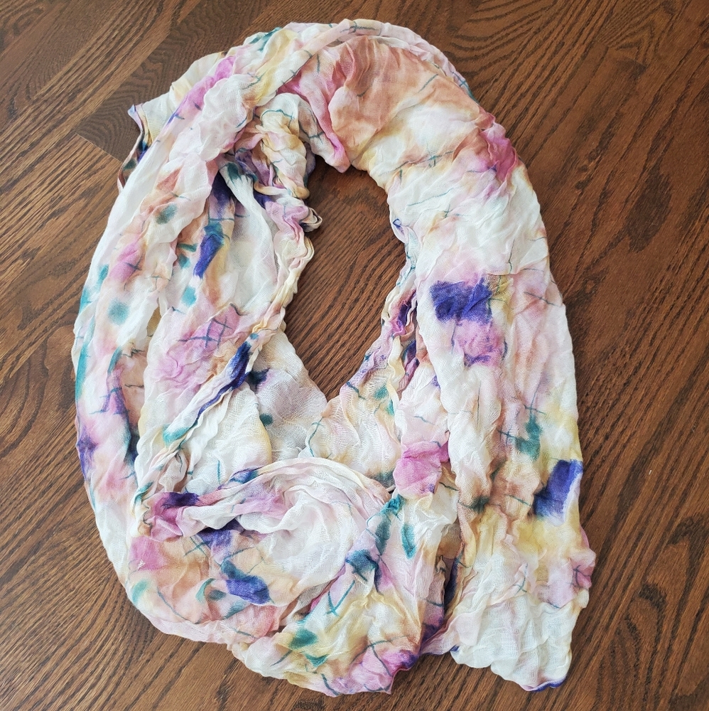 Watercolor Infinity Scarf